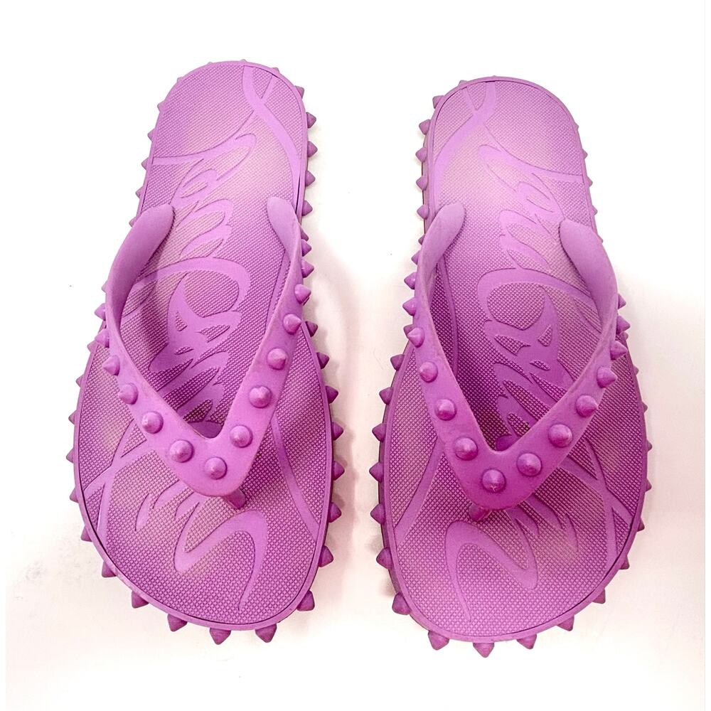 Christian Louboutin Super Loubi Flip Donna Flat Sandal Thong Flip Flops 38